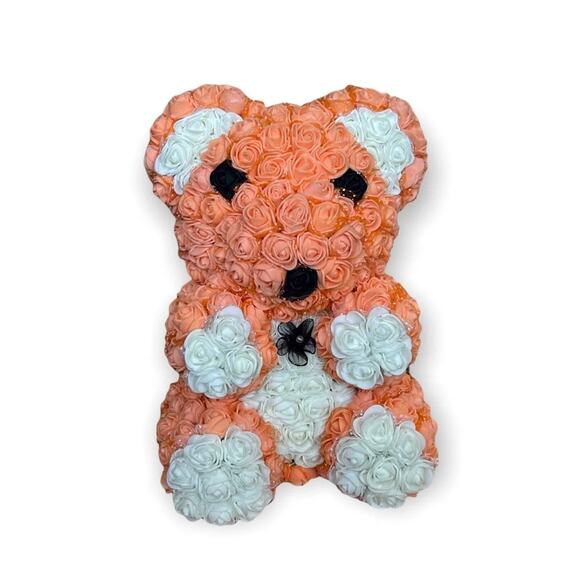 My Handmade Orange & White Bear - Picture 1 of 4